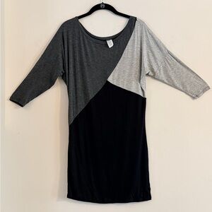 Joyce Leslie Colorblock Long Sleeve Mini Dress Size S